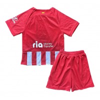 Atletico Madrid Hjemme Trøje Børn 2023-24 Kortærmet (+ Korte bukser)